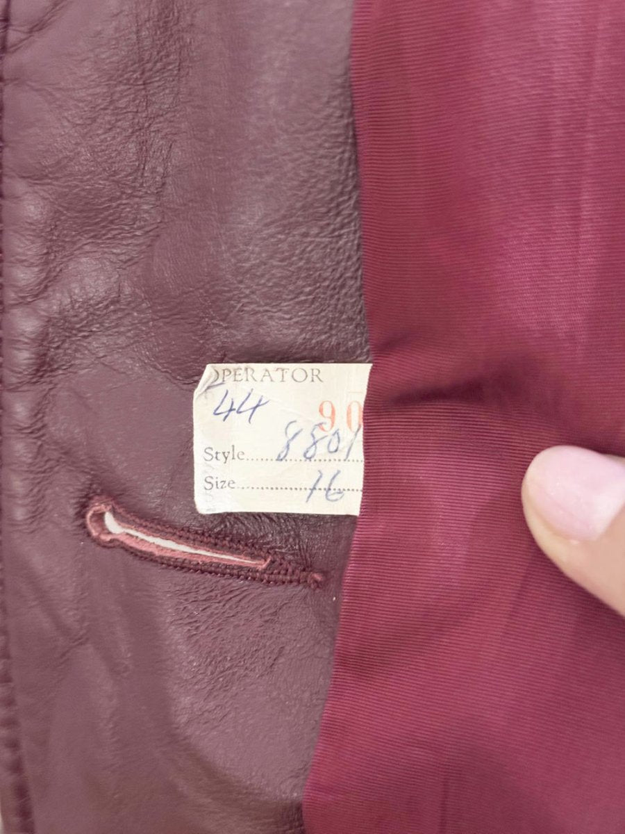 vintage 70s LS good & co. leather gold button belted long jacket - good market thrift store