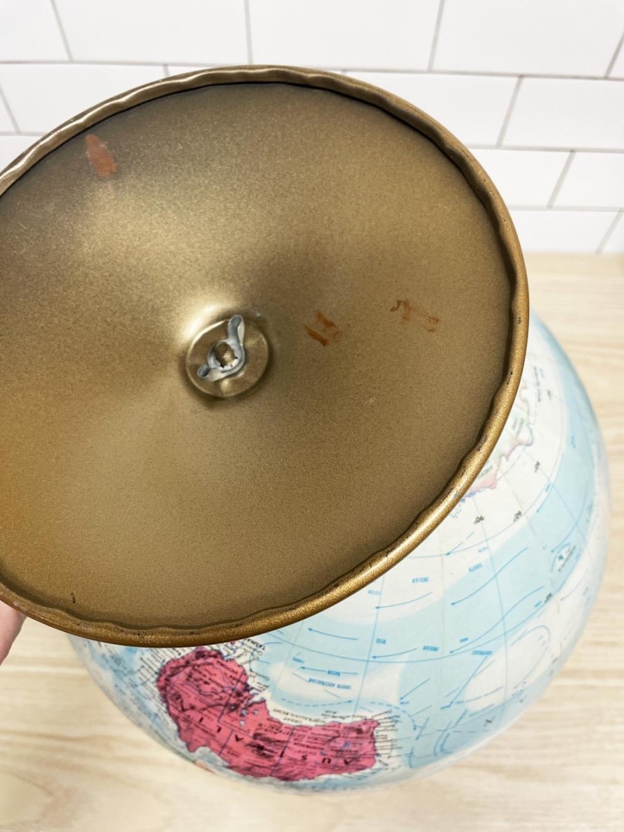 vintage 70s maclean's 12" globe | Leroy M. Tolman - good market thrift store