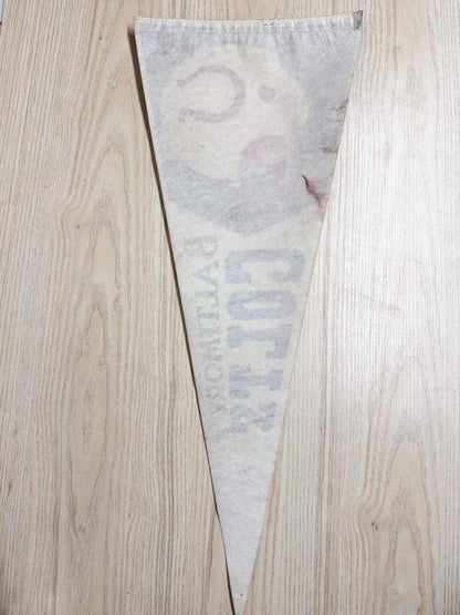 vintage 70s NFL baltimore colts felt pennant - good market thrift store