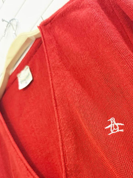 vintage 70s penguin grand slam knit cardigan | stanfield's | made in Canada - good market thrift store