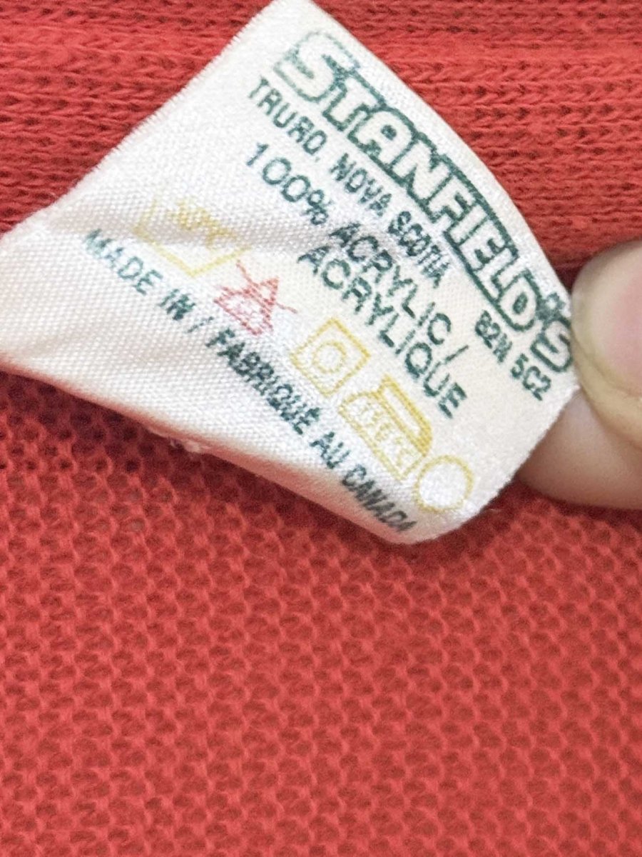 vintage 70s penguin grand slam knit cardigan | stanfield's | made in Canada - good market thrift store