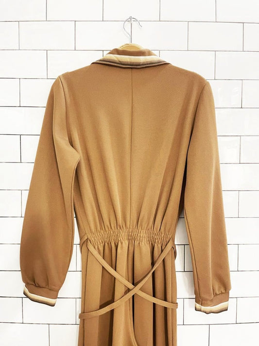 vintage 70s studio 54 dagger collar wide leg resort jumpsuit - good market thrift store