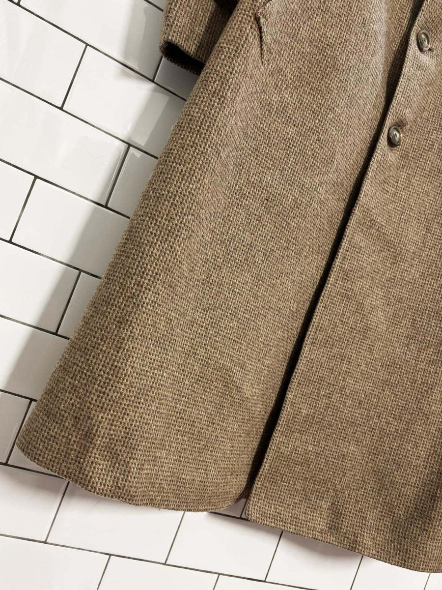 vintage 70s westmoor collection wool - blend tweed coat | empire - good market thrift store