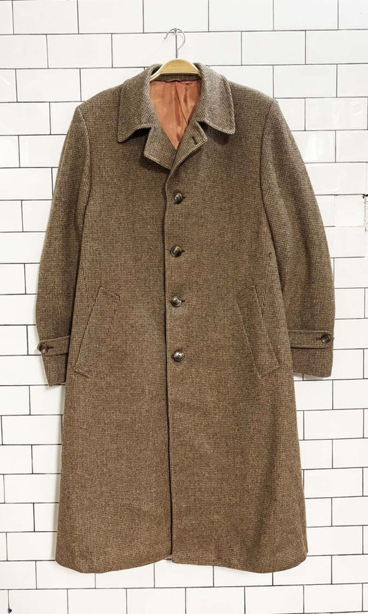 vintage 70s westmoor collection wool - blend tweed coat | empire - good market thrift store