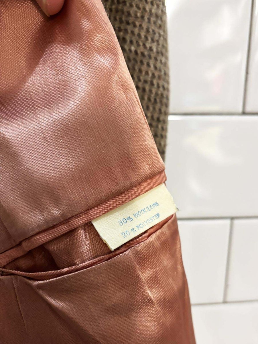 vintage 70s westmoor collection wool - blend tweed coat | empire - good market thrift store