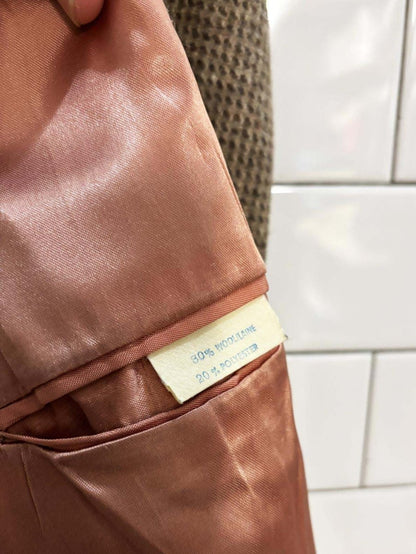 vintage 70s westmoor collection wool - blend tweed coat | empire - good market thrift store