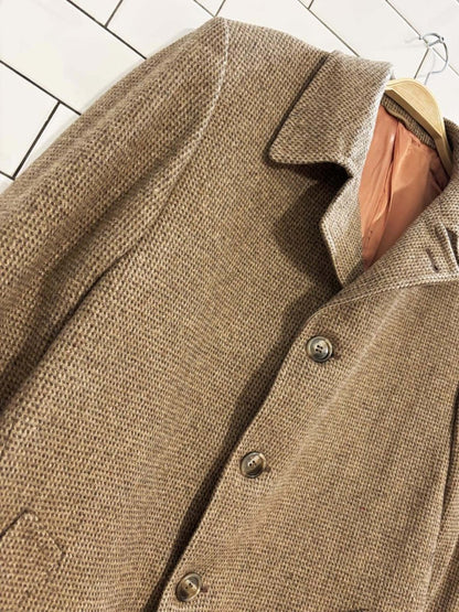 vintage 70s westmoor collection wool - blend tweed coat | empire - good market thrift store