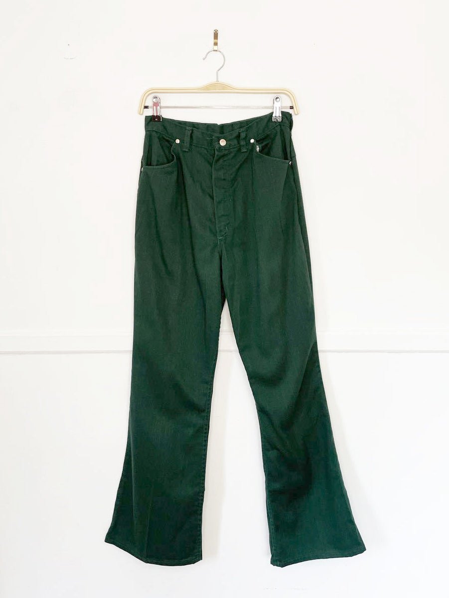 vintage 70s wrangler high rise boot cut jeans | made in USA - good market thrift store