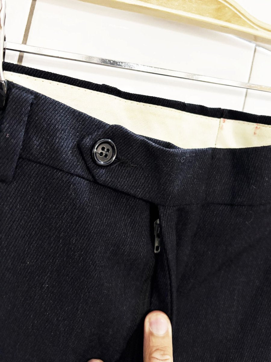 vintage 80s 100% wool pleated trousers - good market thrift store