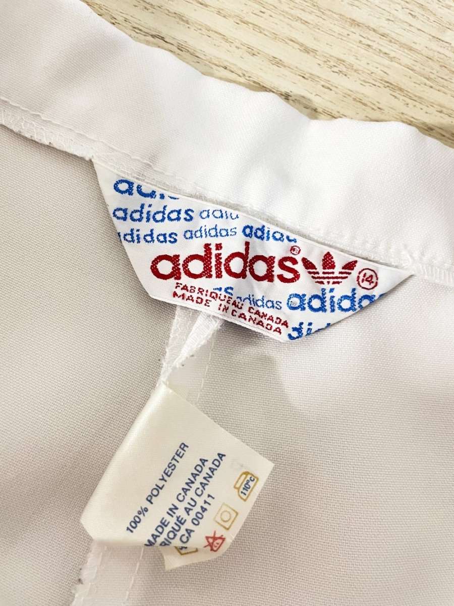 vintage 80s adidas micro tennis shorts | made in Canada - good market thrift store