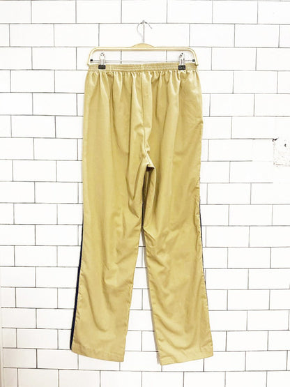 vintage 80s adidas three stripes track pants | made in Canada - good market thrift store