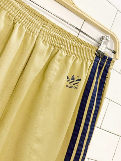vintage 80s adidas three stripes track pants | made in Canada - good market thrift store