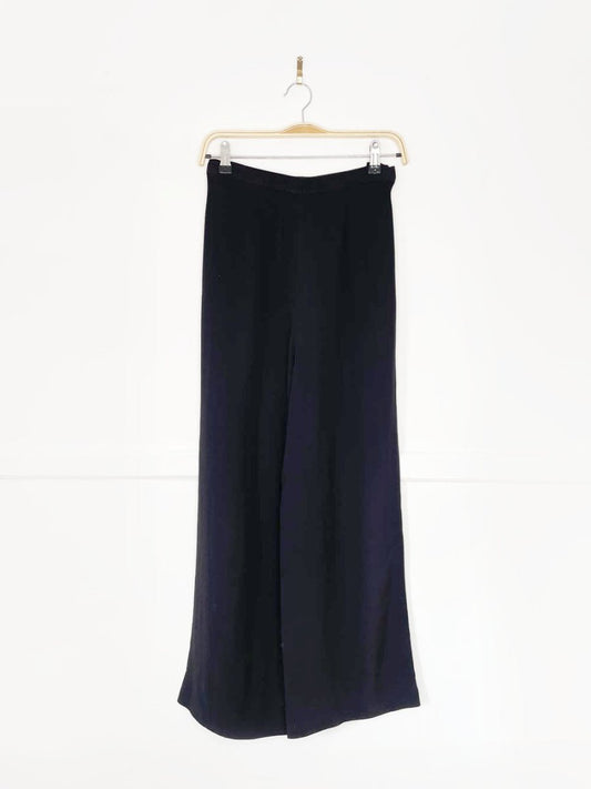 vintage 80s alfred sung crepe wide leg pants | made in Canada - good market thrift store