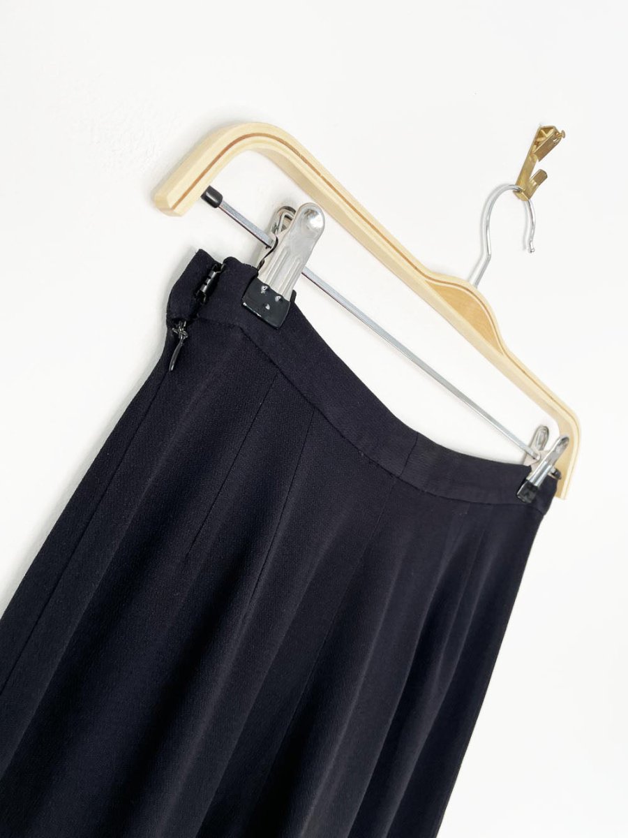 vintage 80s alfred sung crepe wide leg pants | made in Canada - good market thrift store