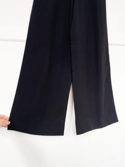 vintage 80s alfred sung crepe wide leg pants | made in Canada - good market thrift store