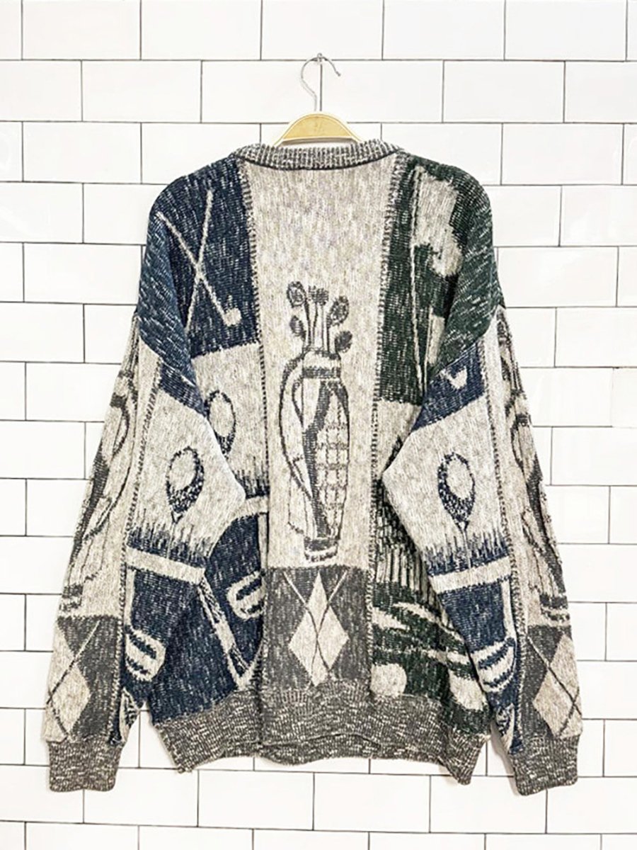 vintage 80s arnold palmer golf knit sweater | made in Canada - good market thrift store
