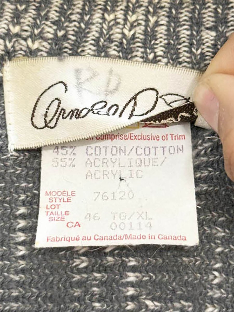 vintage 80s arnold palmer golf knit sweater | made in Canada - good market thrift store