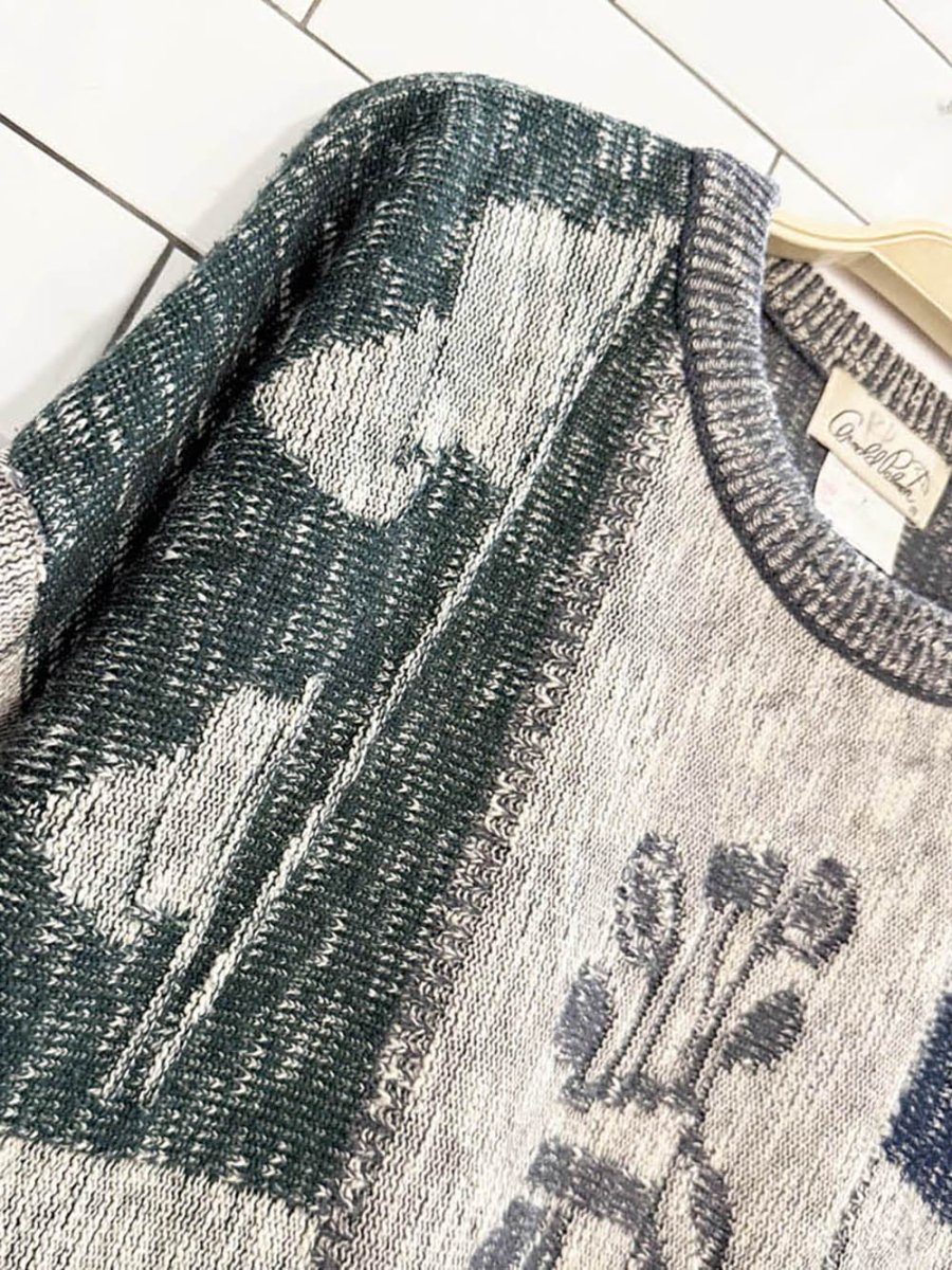 vintage 80s arnold palmer golf knit sweater | made in Canada - good market thrift store