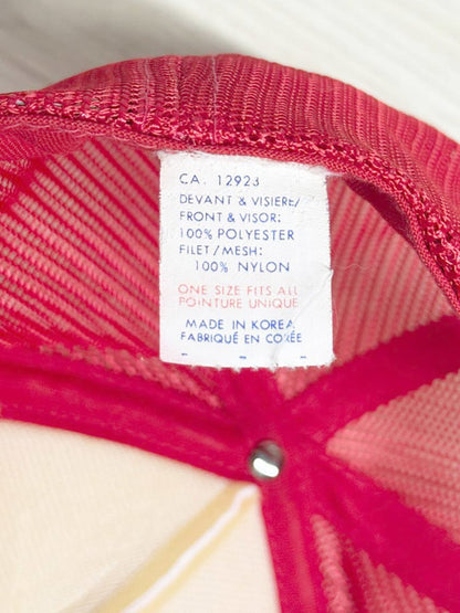 vintage 80s bear mesh trucker hat - good market thrift store