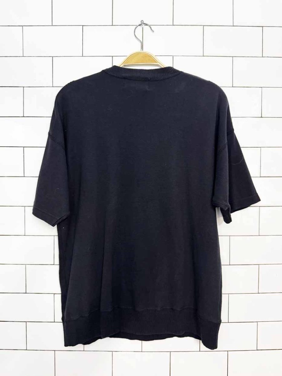vintage 80s bordeaux sailboats v-stitch tee - good market thrift store