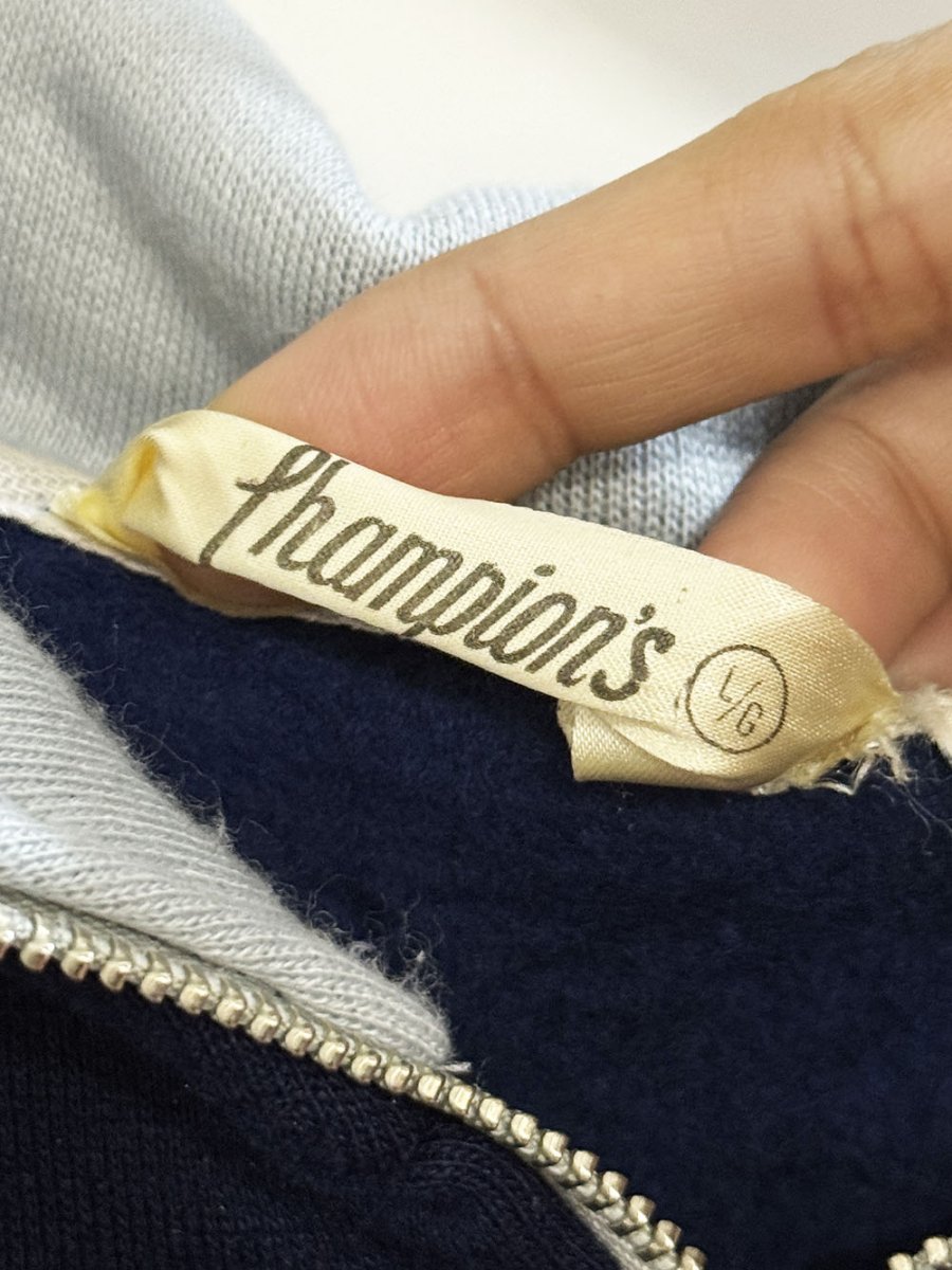 vintage 80s champion's choice 1/4 zip logo sweatshirt - good market thrift store