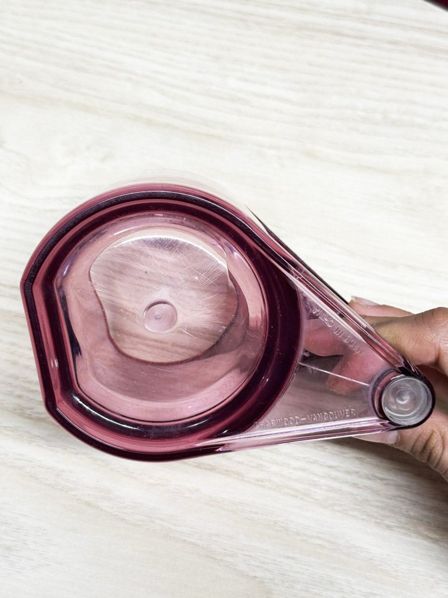 vintage 80's charwood vancouver stacking lucite mugs - good market thrift store