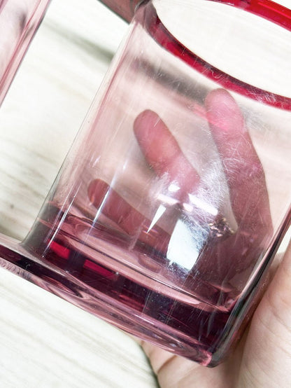 vintage 80's charwood vancouver stacking lucite mugs - good market thrift store