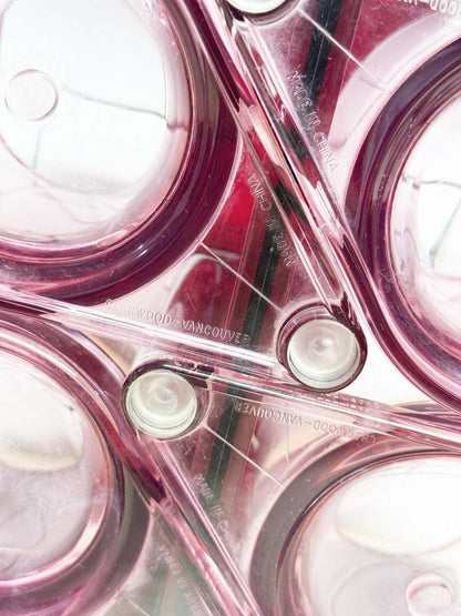 vintage 80's charwood vancouver stacking lucite mugs - good market thrift store