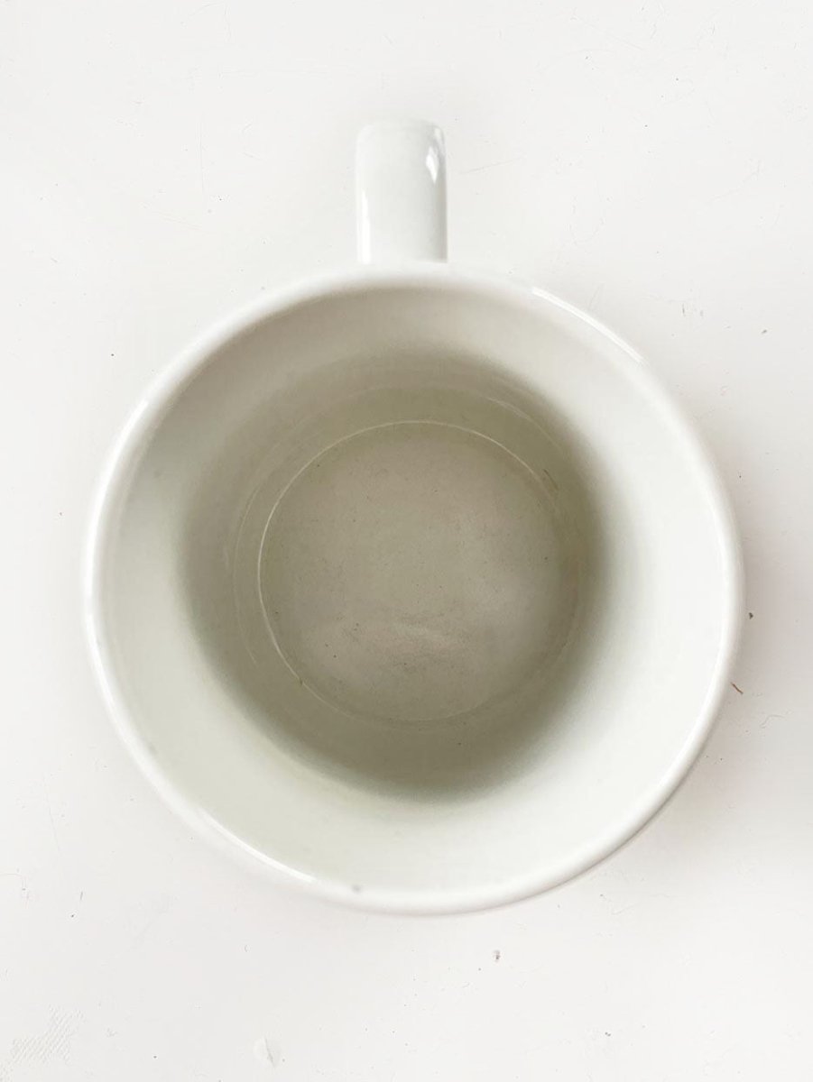 vintage 80s christmas tree + teddy bears mug - good market thrift store