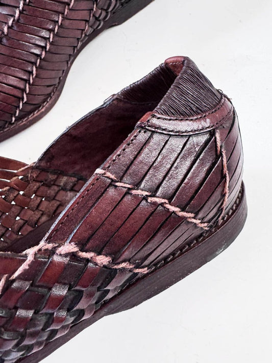 vintage 80s cole haan resort woven leather vacation loafers - good market thrift store
