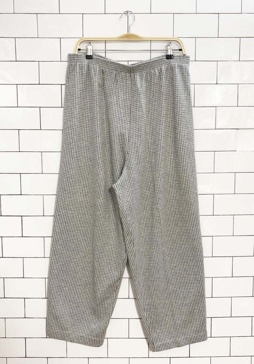 vintage 80s cricket lane houndstooth knit pants | made in usa - good market thrift store