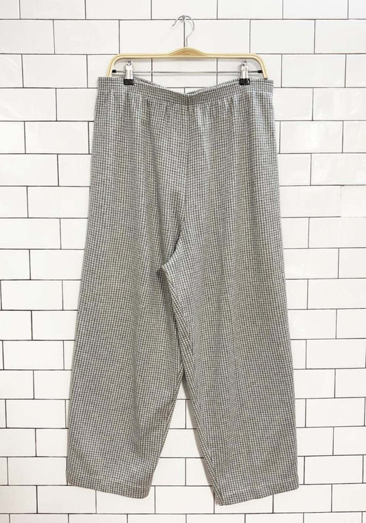 vintage 80s cricket lane houndstooth knit pants | made in usa - good market thrift store