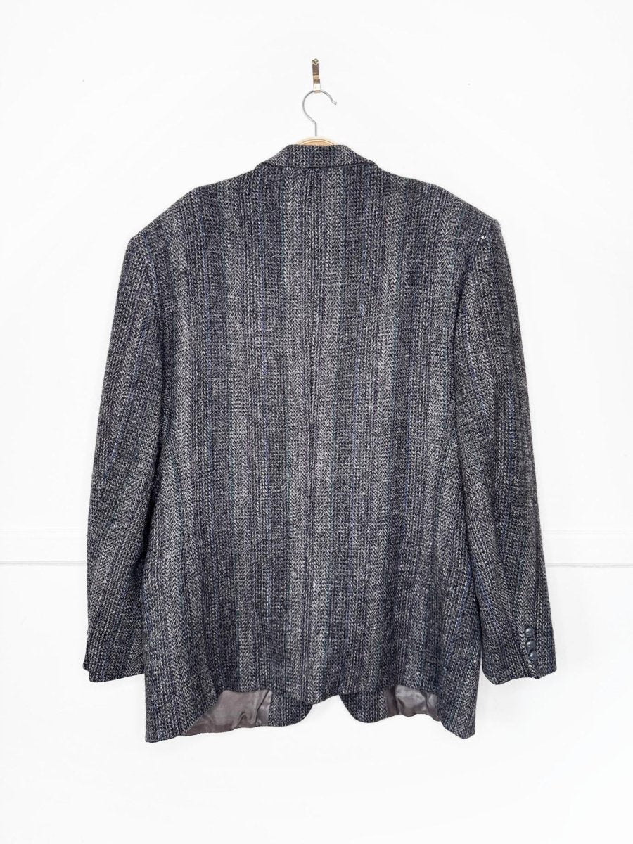 vintage 80s cricketeer 100% wool tweed blazer | made in Canada - good market thrift store
