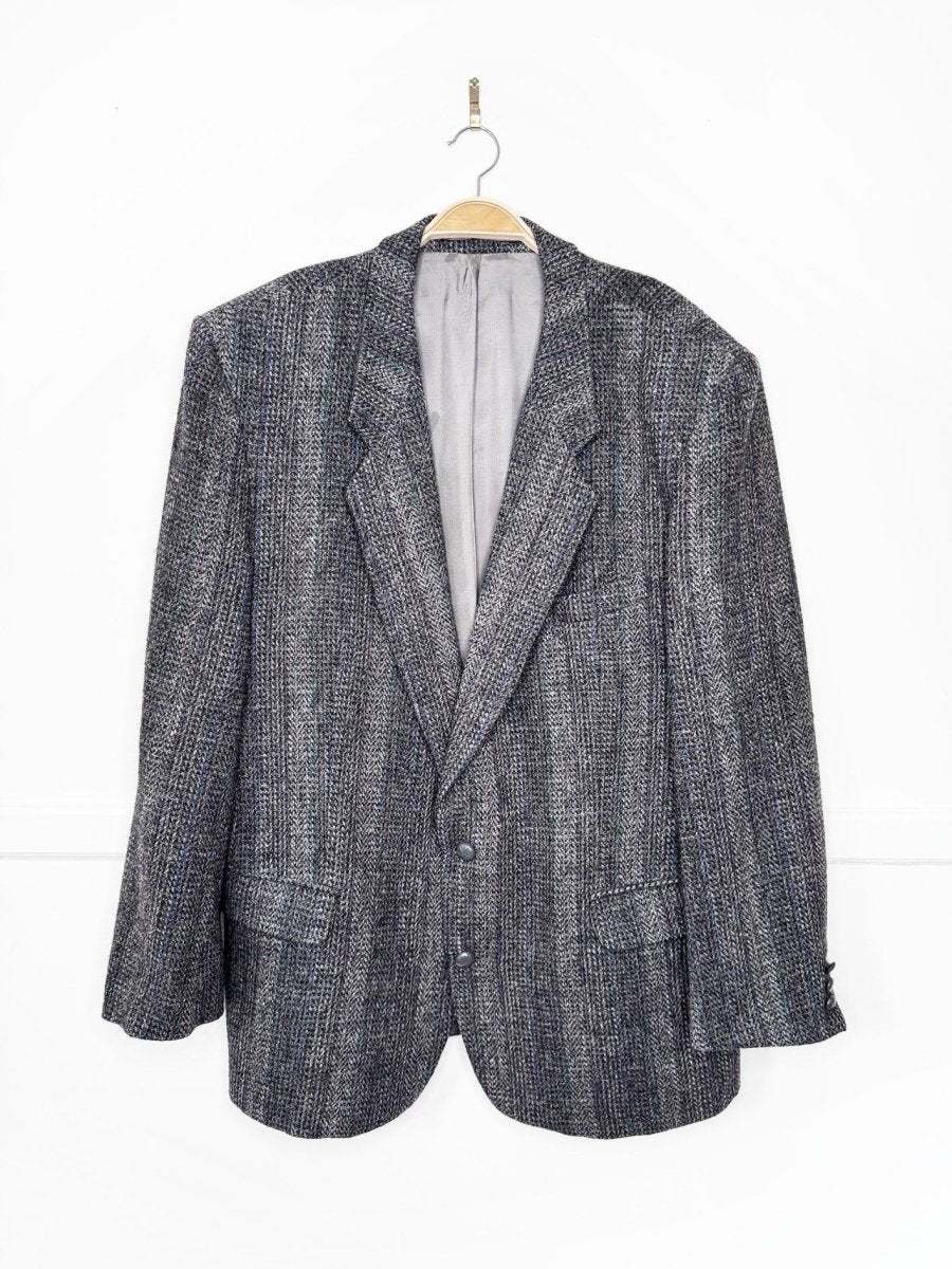 vintage 80s cricketeer 100% wool tweed blazer | made in Canada - good market thrift store