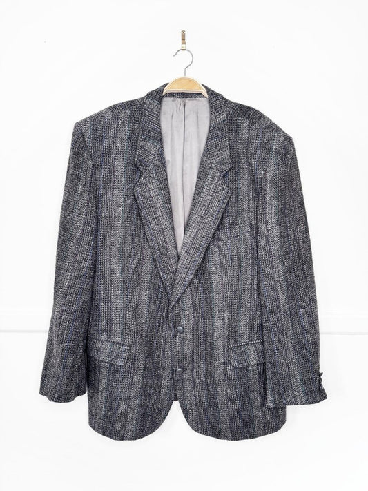 vintage 80s cricketeer 100% wool tweed blazer | made in Canada - good market thrift store