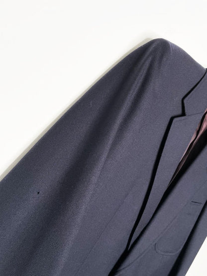 vintage 80s daks 100% wool monogram button blazer | union made | eaton pine room - good market thrift store