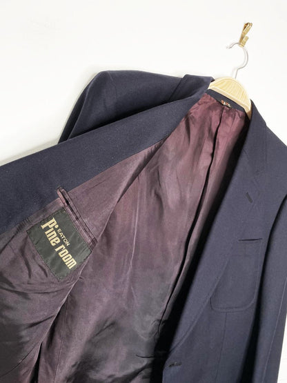 vintage 80s daks 100% wool monogram button blazer | union made | eaton pine room - good market thrift store