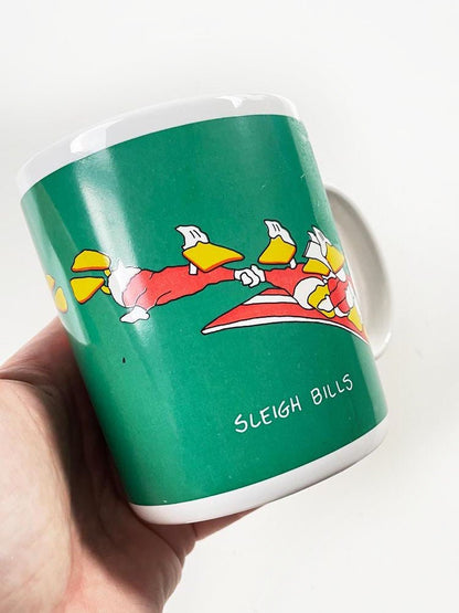vintage 80s duck tales sleigh bells mug | john baron - good market thrift store