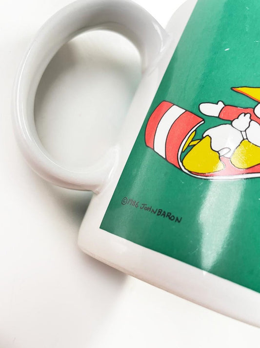 vintage 80s duck tales sleigh bells mug | john baron - good market thrift store