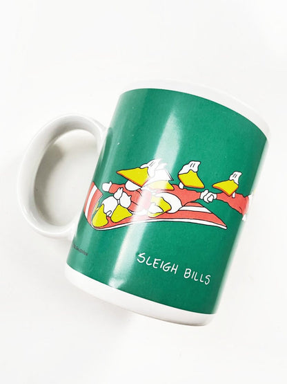 vintage 80s duck tales sleigh bells mug | john baron - good market thrift store