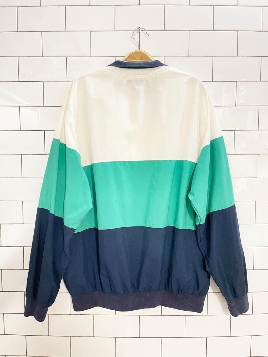 vintage 80s duffel collared tennis prep pullover | made in USA - good market thrift store