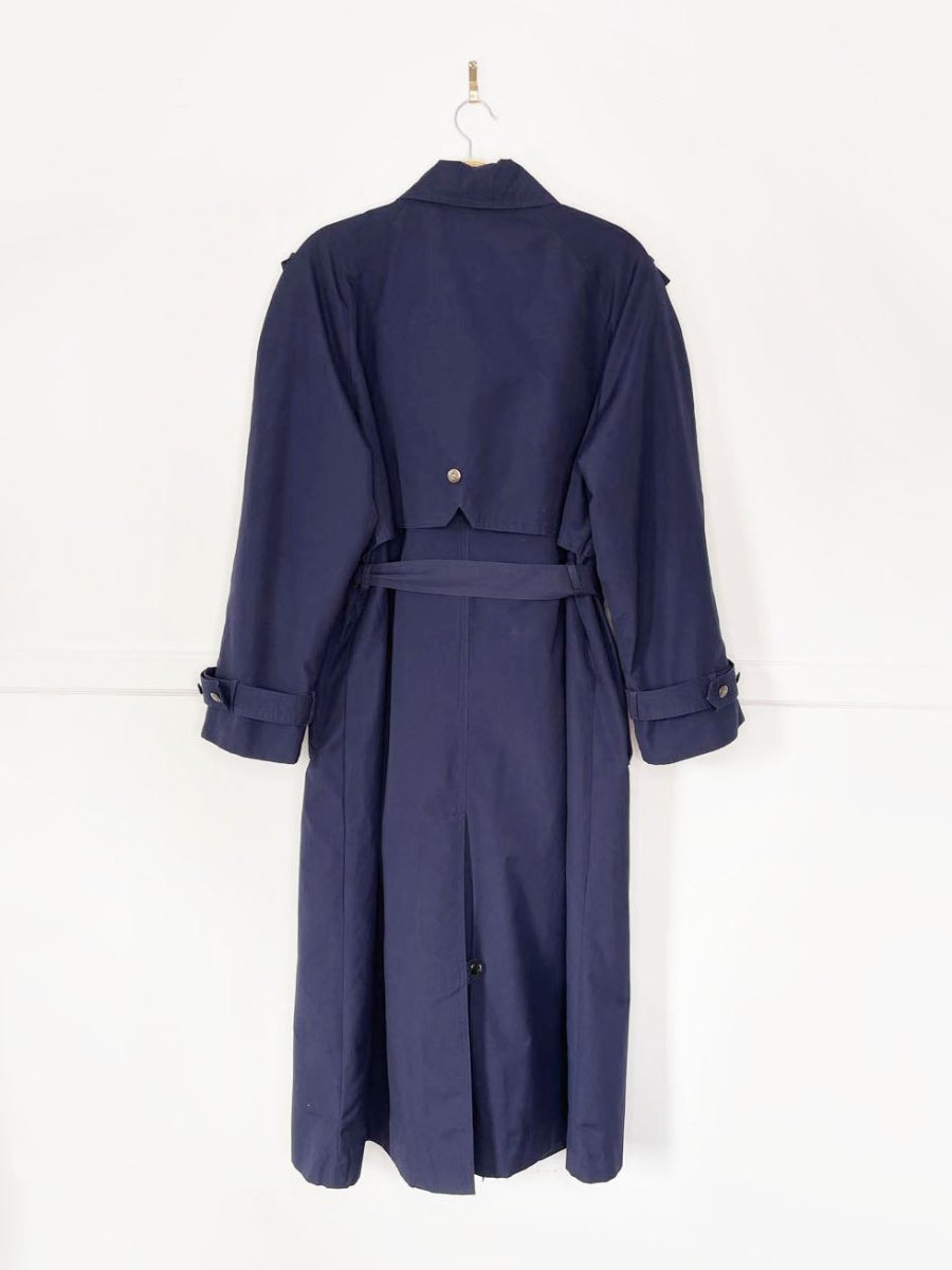 vintage 80s editions classic belted trench coat - good market thrift store