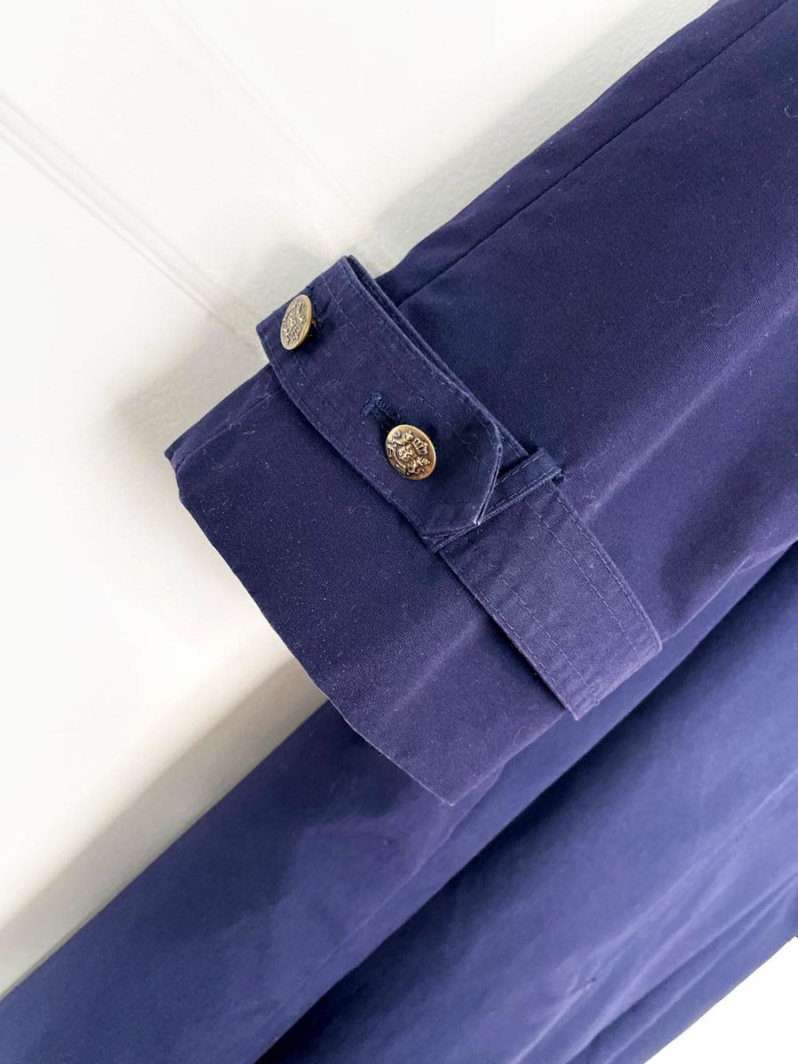 vintage 80s editions classic belted trench coat - good market thrift store