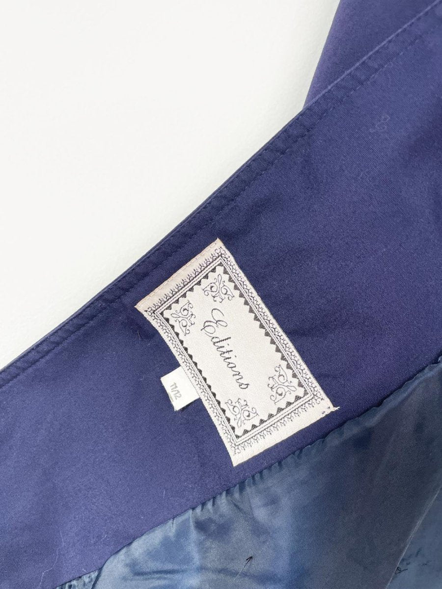 vintage 80s editions classic belted trench coat - good market thrift store