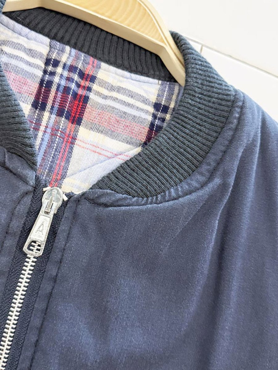 vintage 80s flannel - lined full zip utility vest | made in Canada - good market thrift store