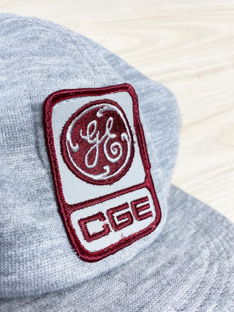 vintage 80s general electric CGE trucker hat | k brand - good market thrift store