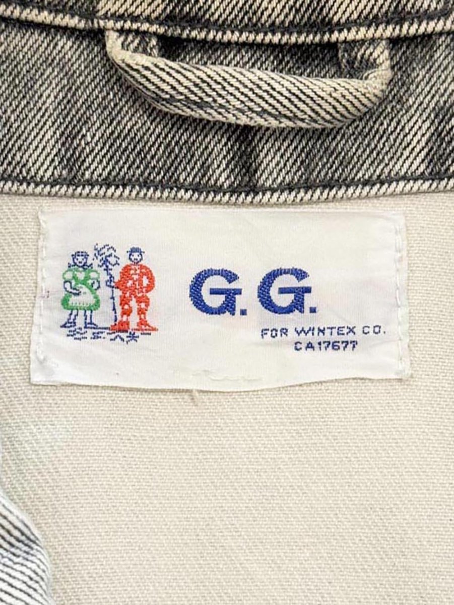vintage 80s GG faded denim trucker jacket | wintex co. - good market thrift store