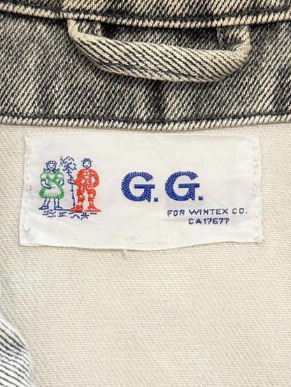 vintage 80s GG faded denim trucker jacket | wintex co. - good market thrift store
