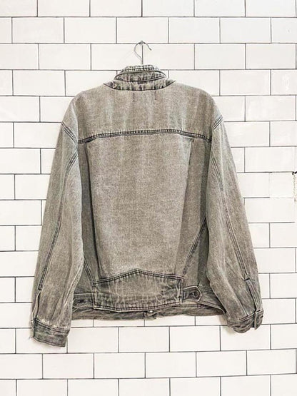 vintage 80s GG faded denim trucker jacket | wintex co. - good market thrift store