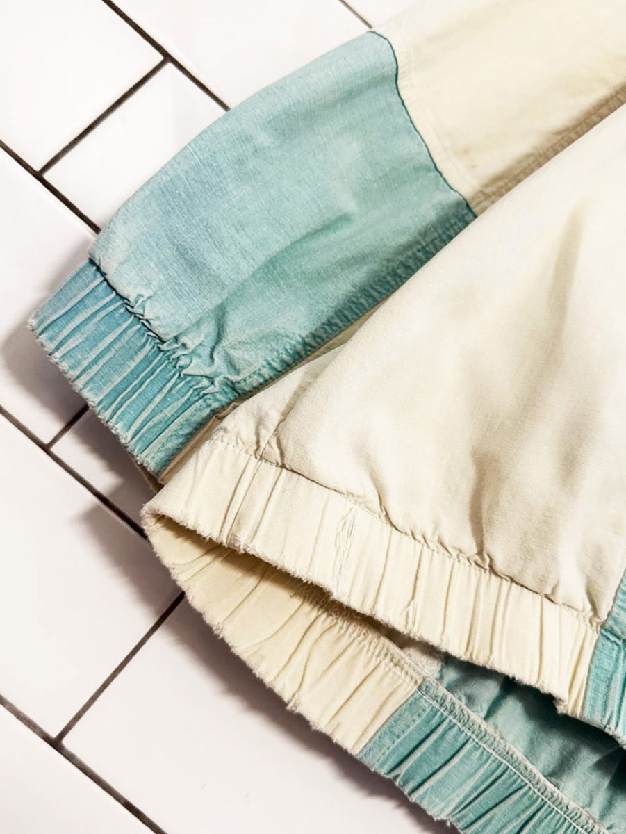 vintage 80s gitano wave rhythm 1/4 zip colour block pullover - good market thrift store